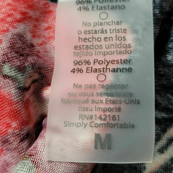 LuLaRoe Cici Mermaid Velour Dress Size M Flounce Hem Floral Soft - Picture 8 of 9